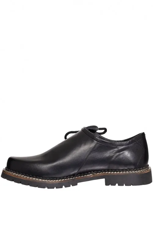 010250-0941    579 H   Spieth & Wensky Gerd Leather Haferl Shoe Black Premium Nappa leather