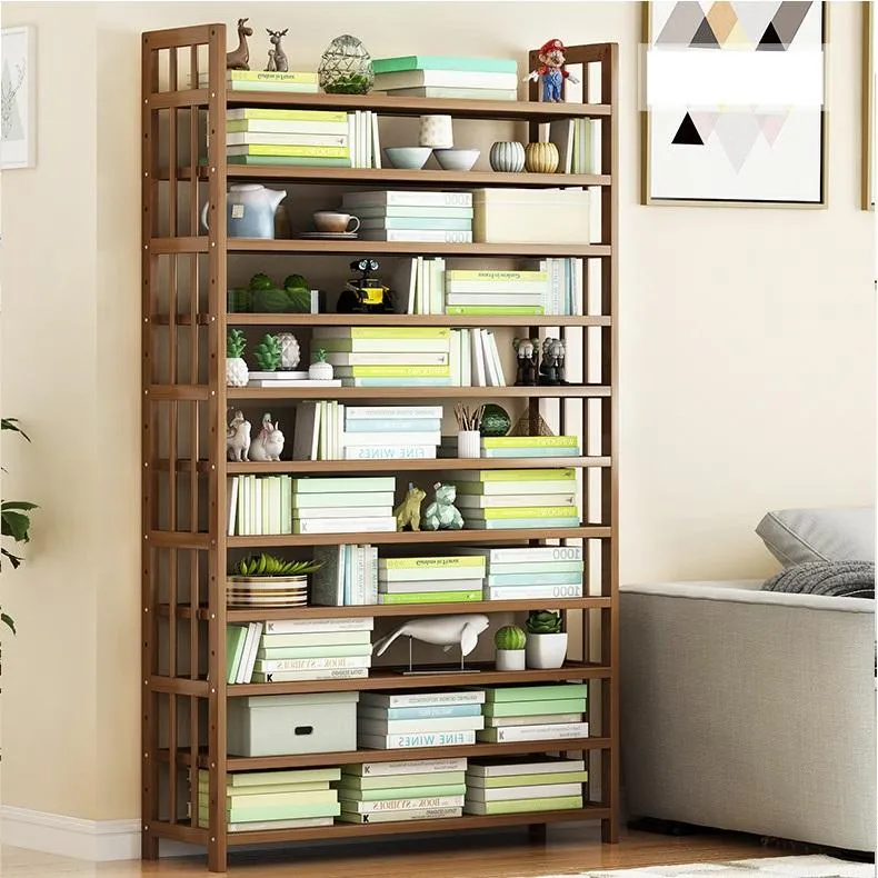 10 Tier Tower Bamboo Wooden Shoe Rack | Corner Shelf Stand | Storage Organizer