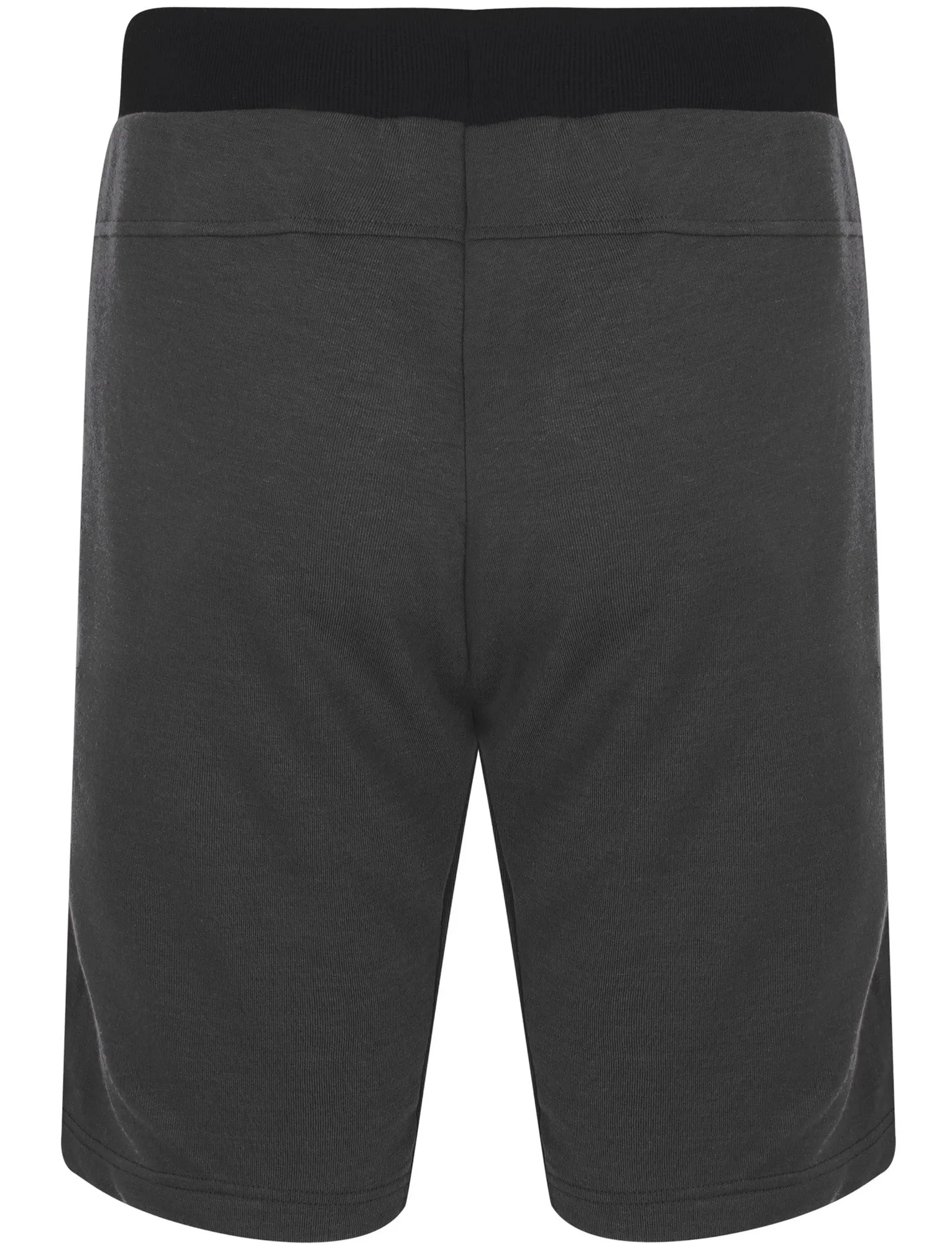 Akah Loop Back Fleece Jogger Shorts In Dark Grey - Dissident
