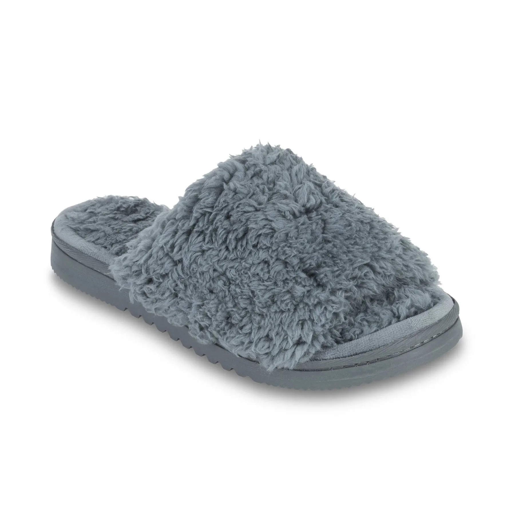 Anywhere Berber Slide Slippers | Charcoal