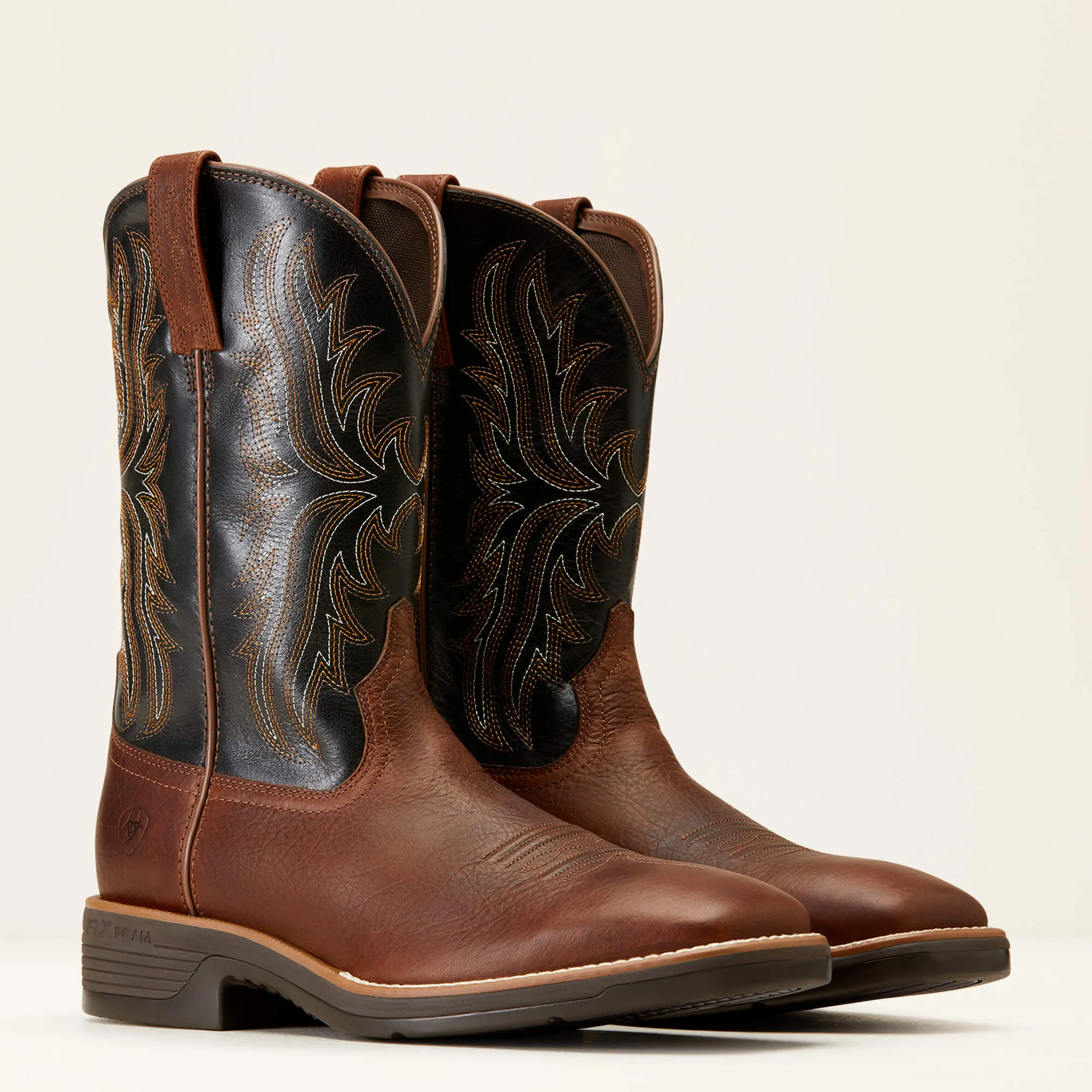 Ariat Men's Ridgeback Boots - Deepest Clay/Black Barrel