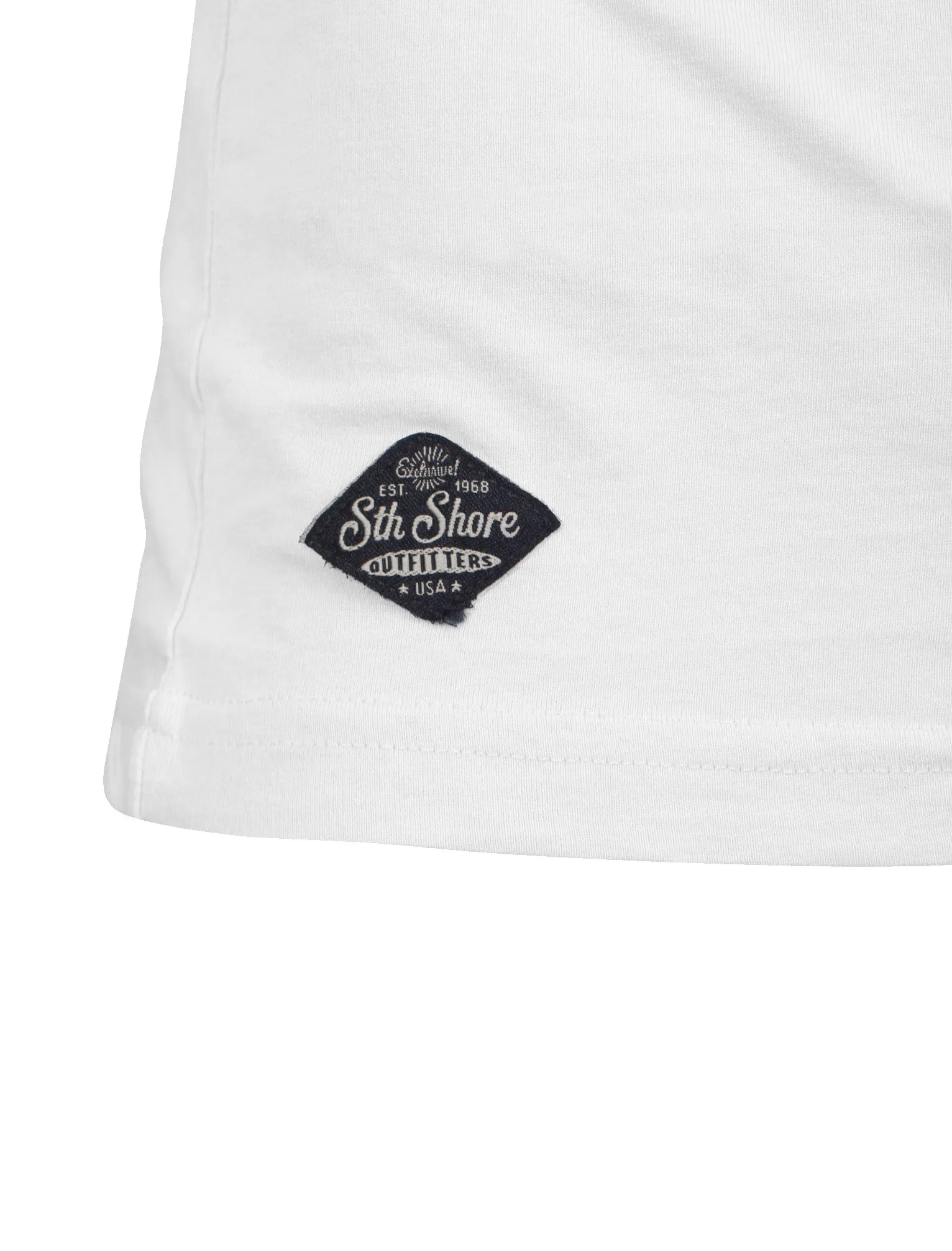 Ayia Napa T-Shirt in Optic White  - Sth Shore