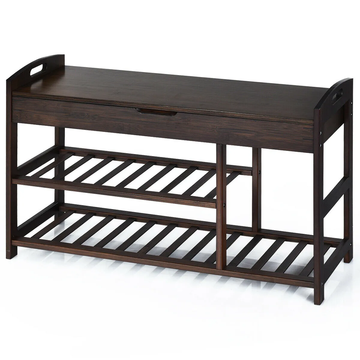 Bamboo Boot Storage Bench