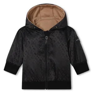 BOSS KIDSWEAR Infant Monogram Reversible Cardigan