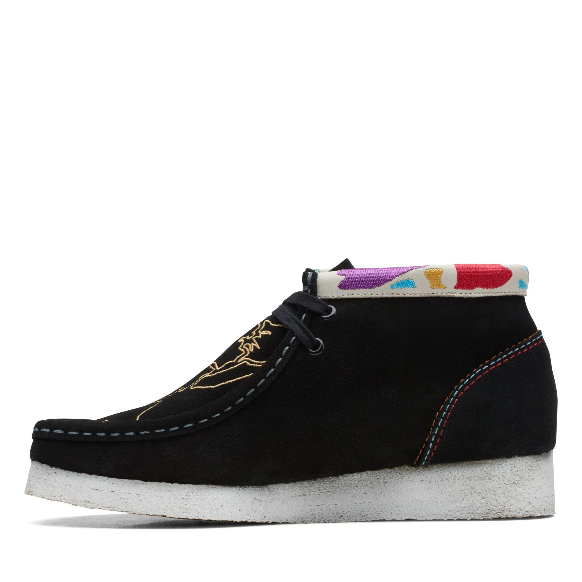 Clarks Originals Wallabee Boot Women’s Black Leather 26168582