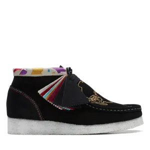 Clarks Originals Wallabee Boot Women’s Black Leather 26168582