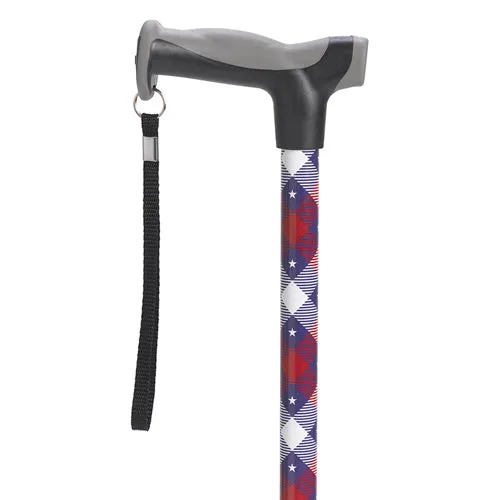 Comfort Grip Cane  Patriotic Fashion Cane - Patriotic USA