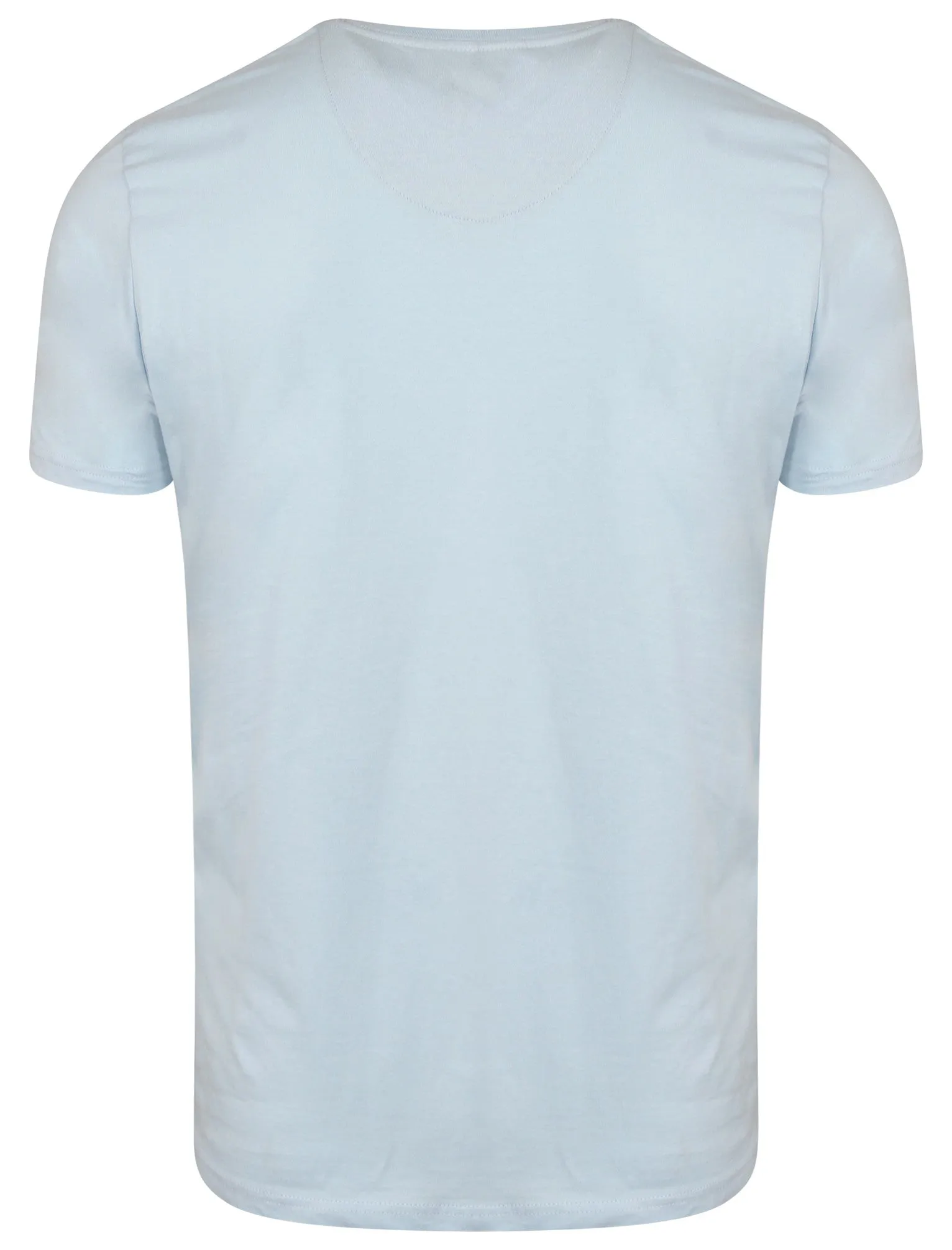 Convex Motif Cotton T-Shirt In Starlight Blue - Dissident