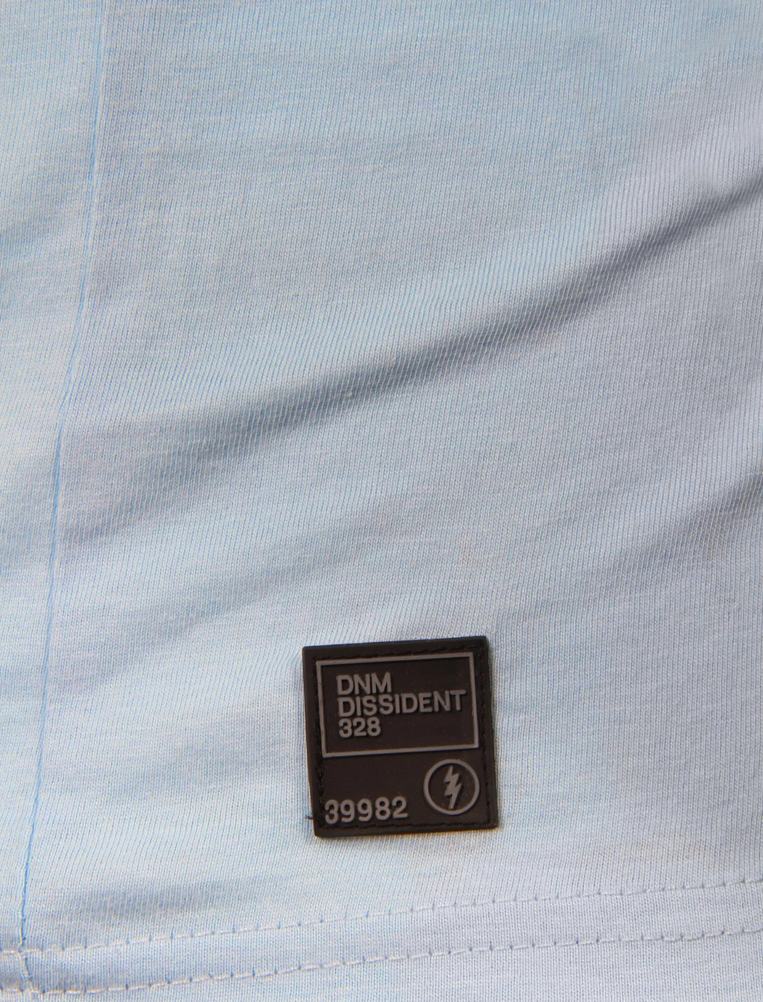 Convex Motif Cotton T-Shirt In Starlight Blue - Dissident
