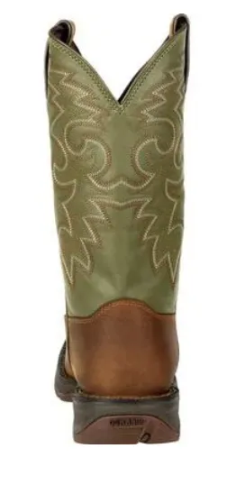 DURANGO MENS REBEL COFFEE & CACTUS PULL-ON WESTERN BOOT STYLE DB5416