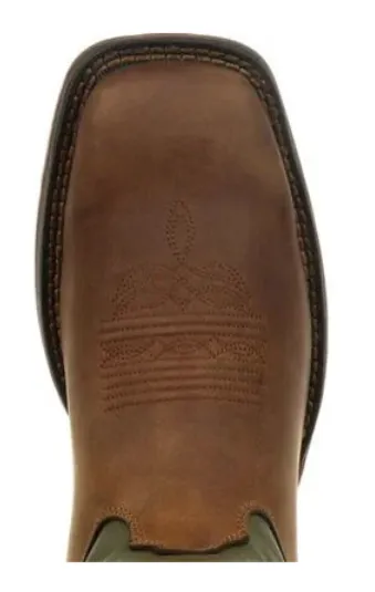 DURANGO MENS REBEL COFFEE & CACTUS PULL-ON WESTERN BOOT STYLE DB5416
