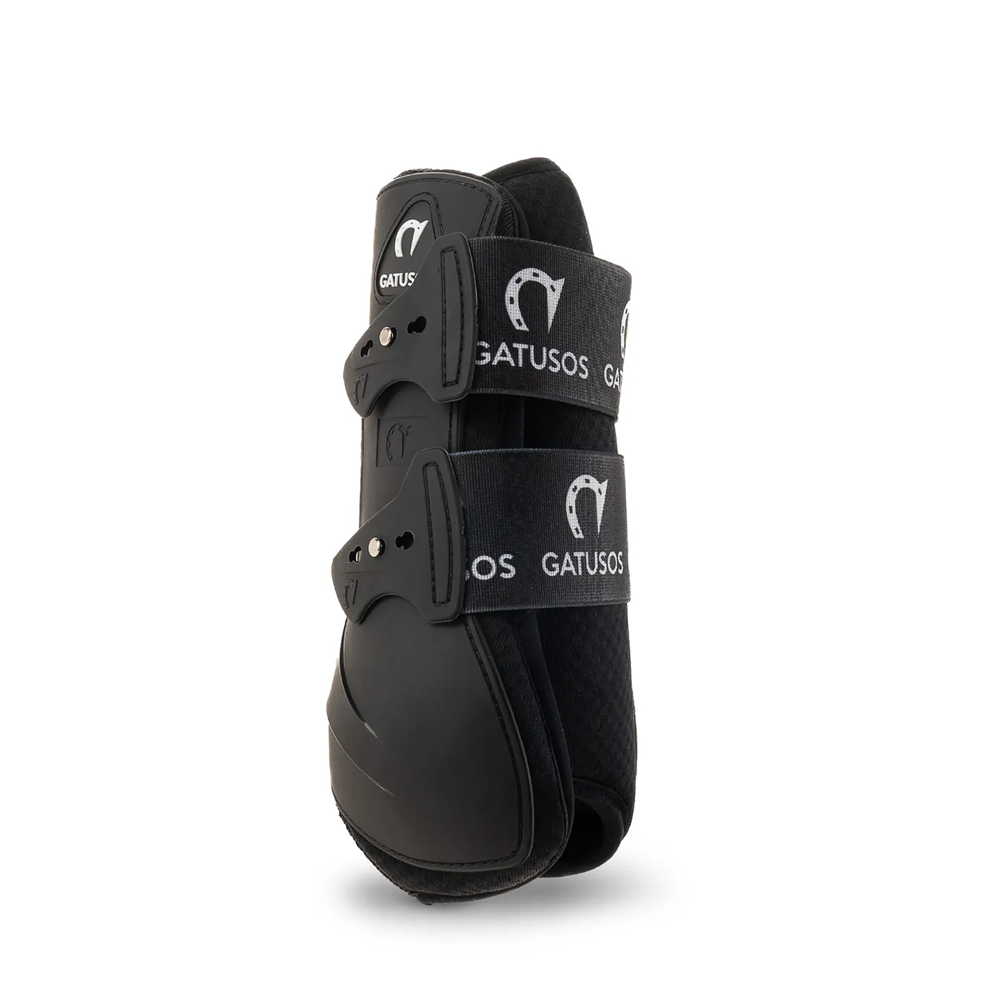 Gatusos Genuins Front Dressage Boots, Black