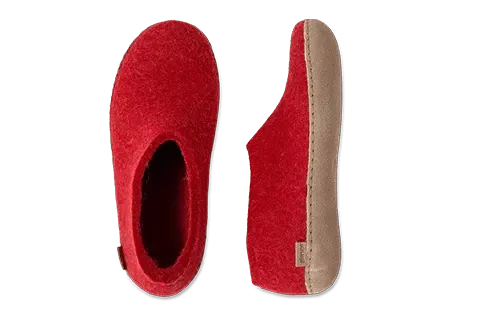 Glerup Leather Sole Shoe Slipper