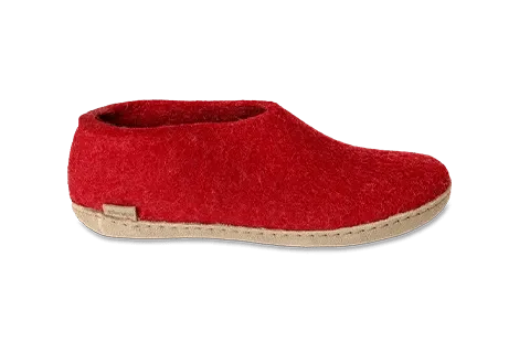 Glerup Leather Sole Shoe Slipper