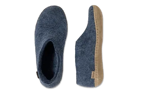Glerup Leather Sole Shoe Slipper