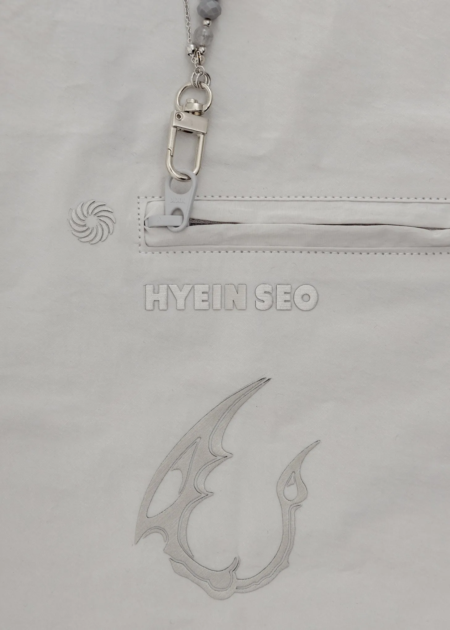 Grey Scarf Bag