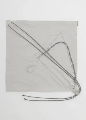 Grey Scarf Bag