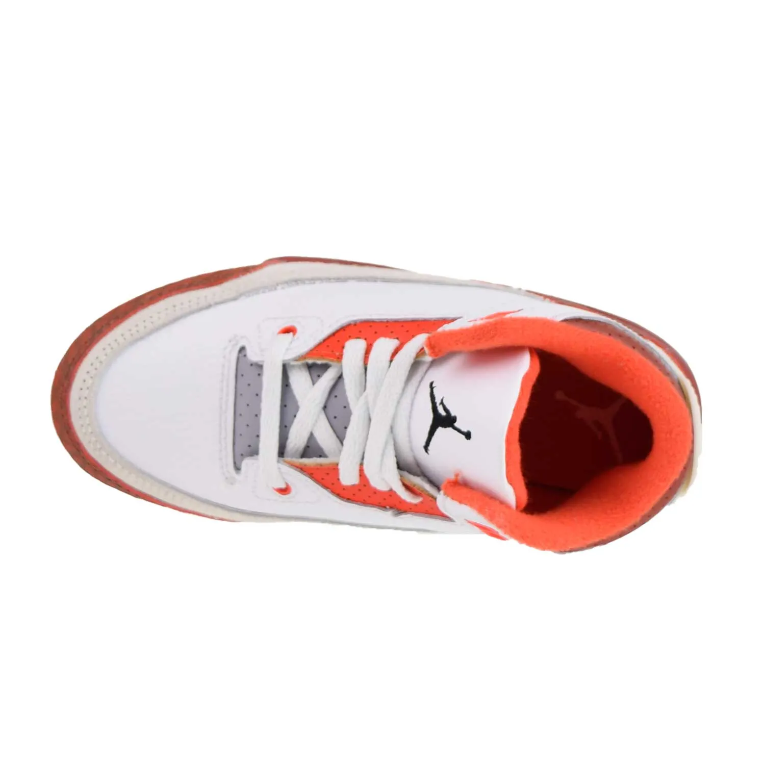 Jordan 3 Retro SE (PS) Little Kids' Shoes Summit White-Mars Stone-Orange