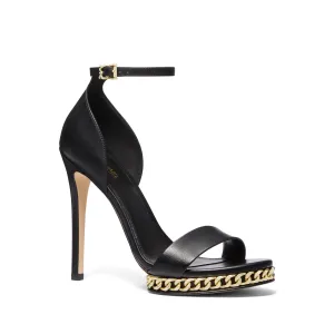 Jordyn Embellished Leather Platform Sandal