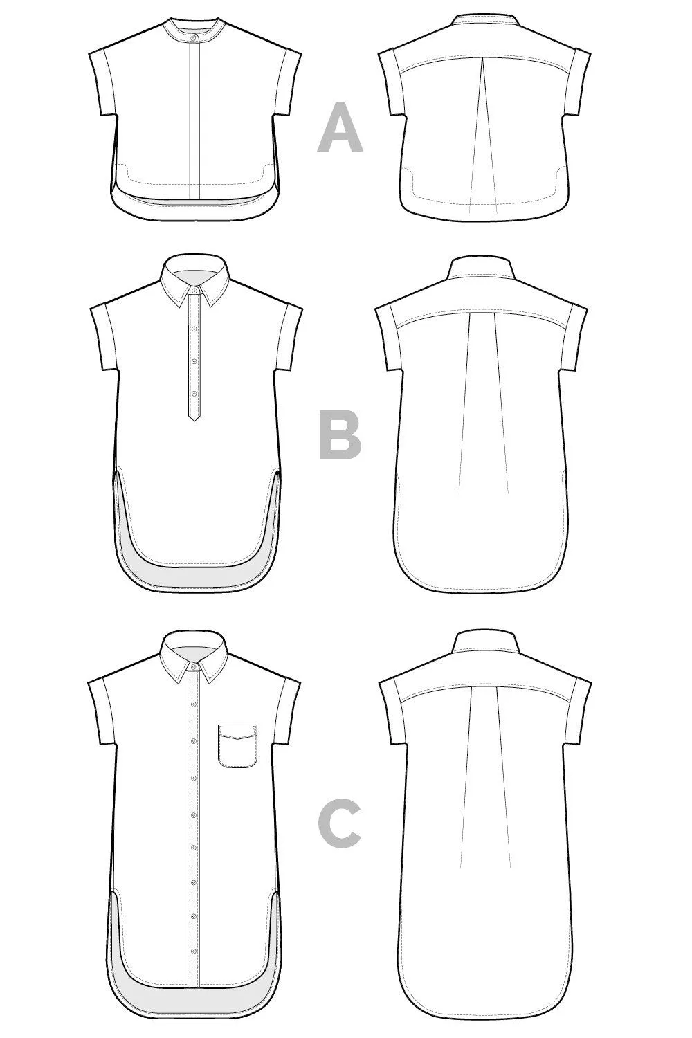 Kalle Shirt & Shirtdress Pattern by Closet Case Patterns