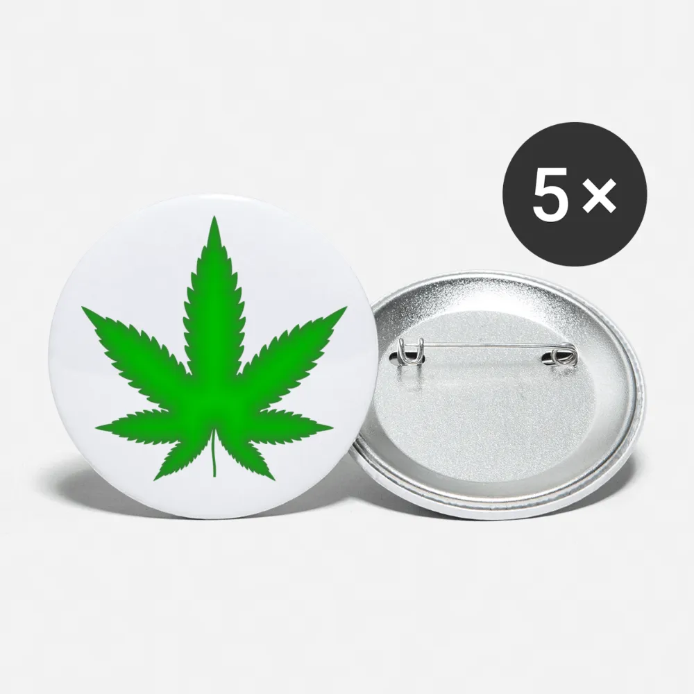 Legalize it Buttons large 2.2'' (5-pack)