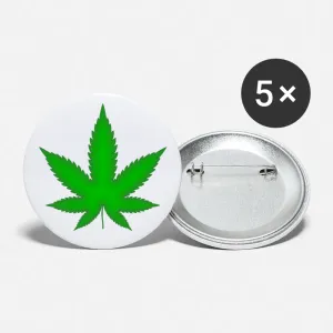 Legalize it Buttons large 2.2'' (5-pack)