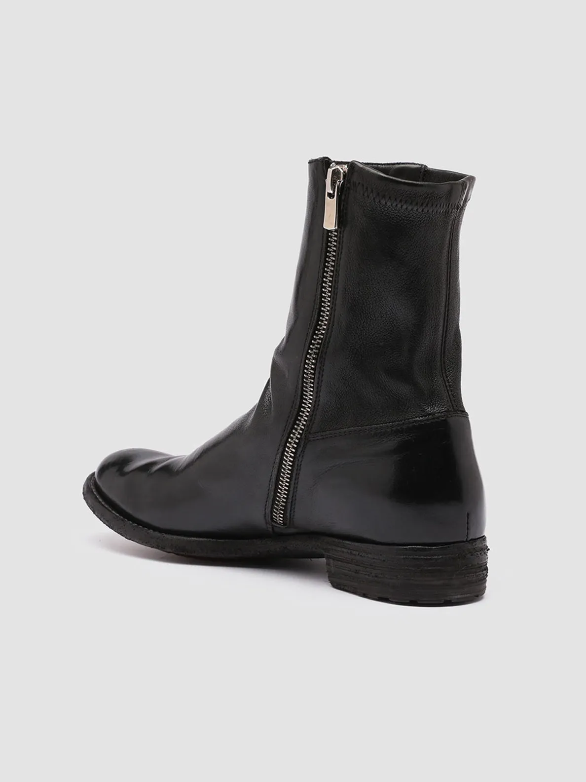 LEXIKON 135 - Black Leather Booties