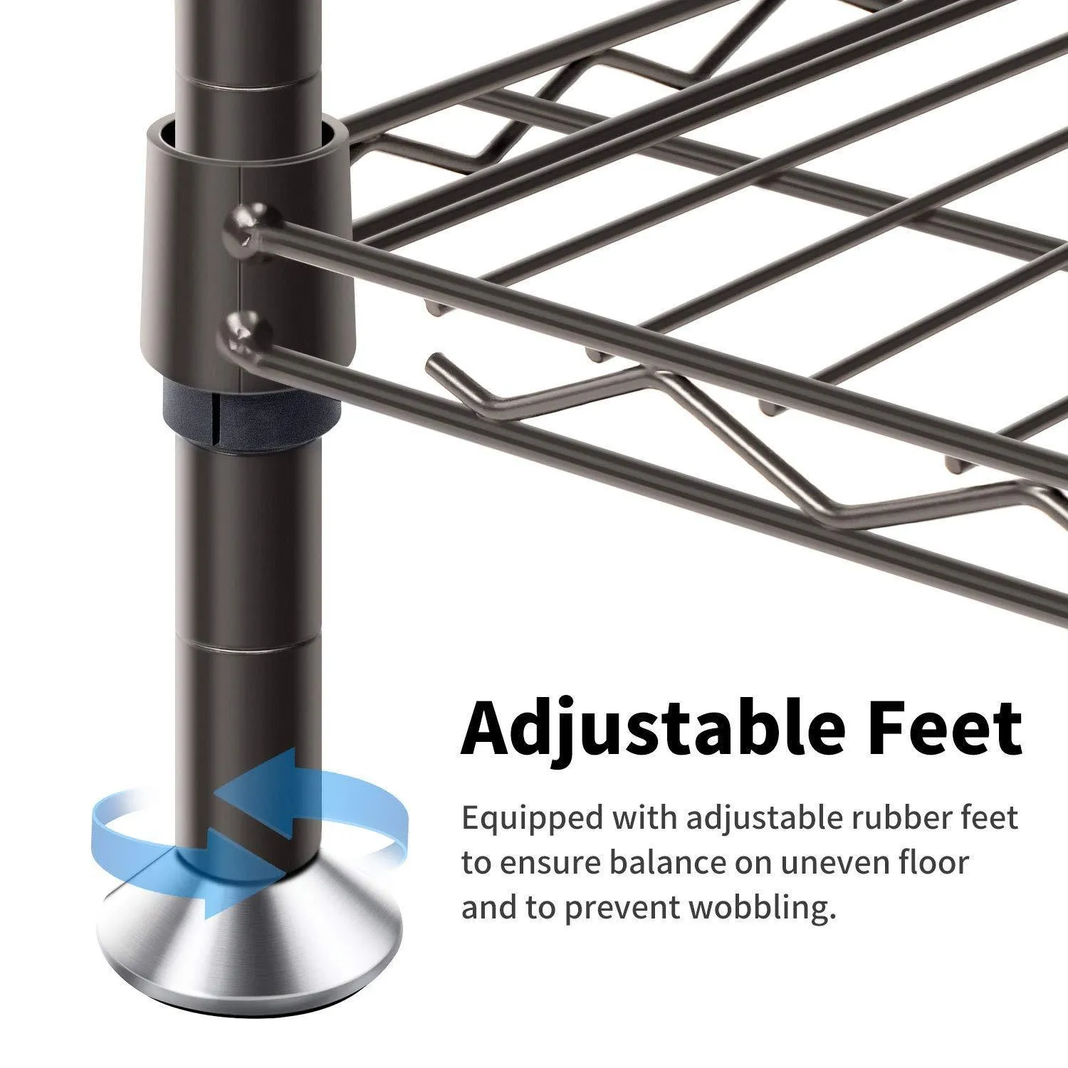 Lifewit Full Metal Closet Organizer Wardrobe Closet Portable Closet Shelves with Adjustable Legs, Non-Woven Fabric Clothes Cover and 3 Drawers, Sturdy and Durable