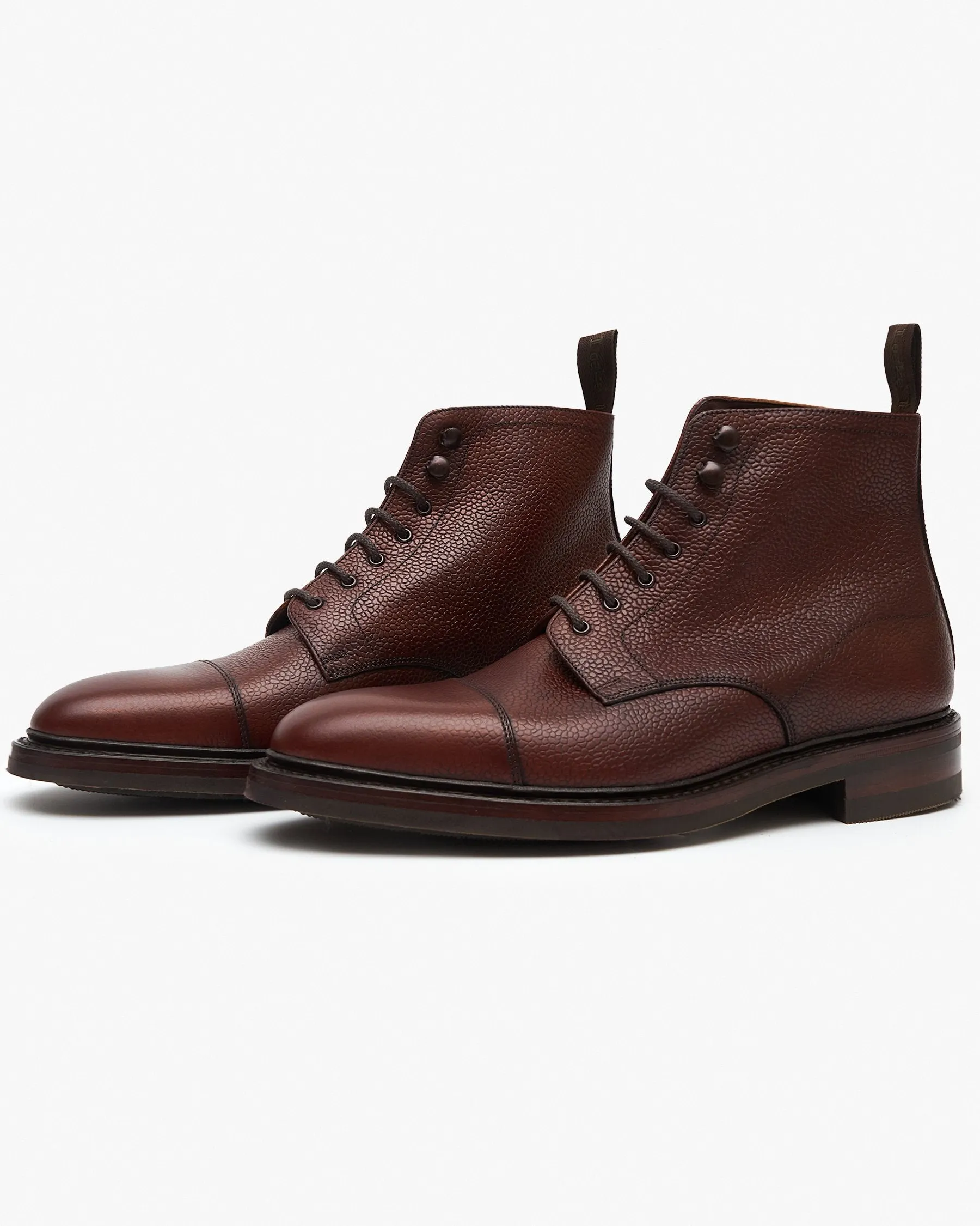 Loake 1880 Country Roehampton Derby Boot - Oxblood Grain