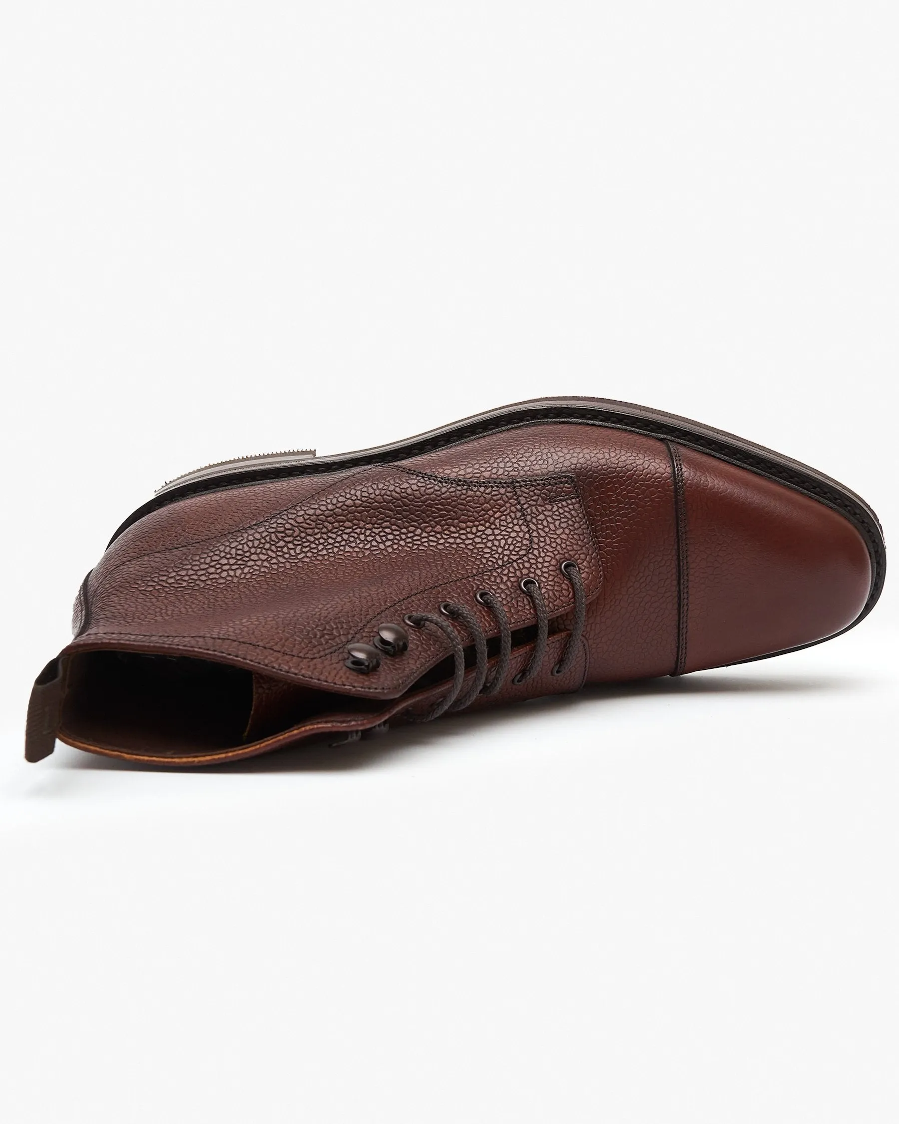Loake 1880 Country Roehampton Derby Boot - Oxblood Grain