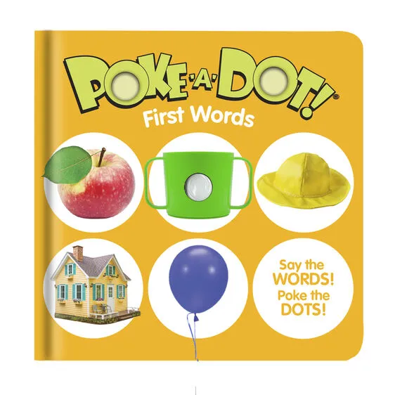 Melissa & Doug Poke-A-Dot: First Words Board Book