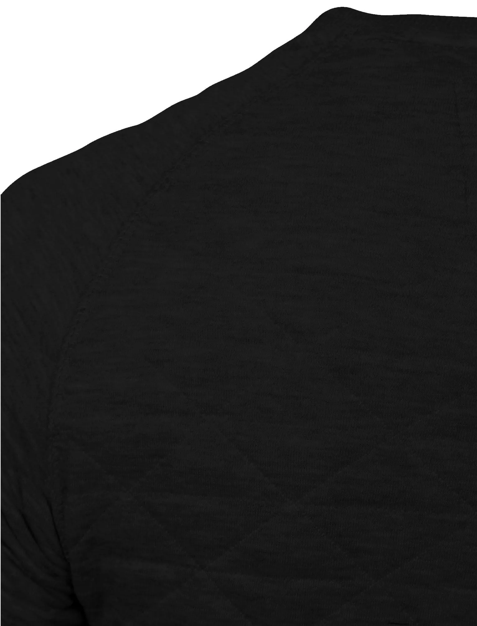 Mens Nicholas Triangle Quilt Sweatshirt in Black