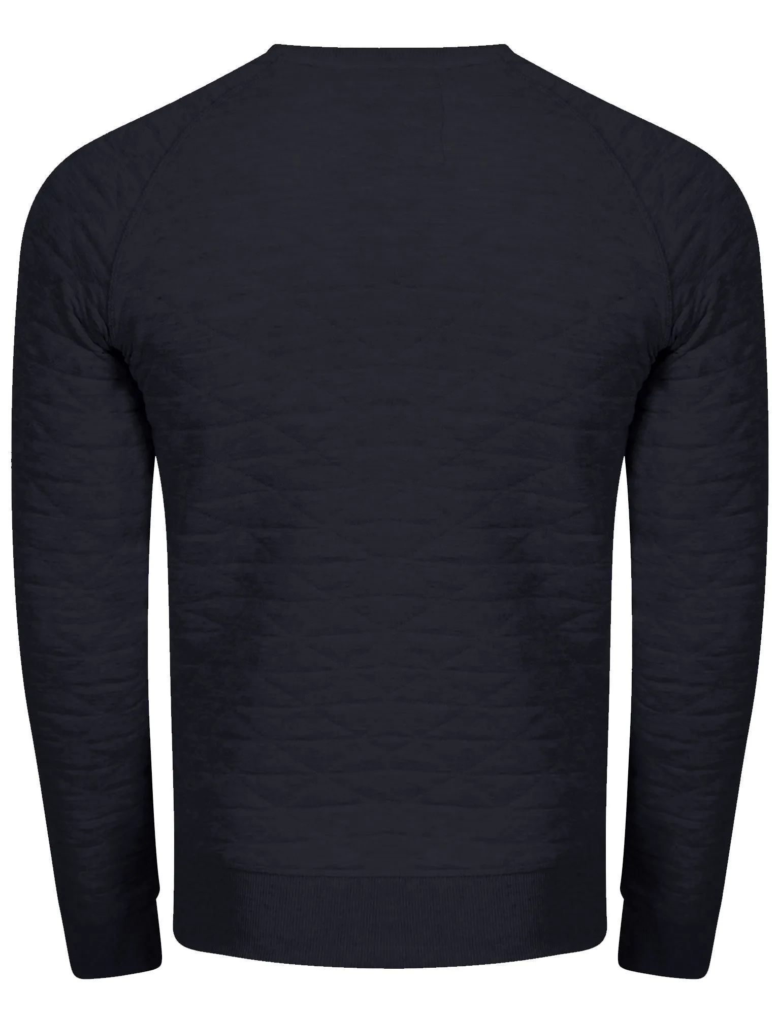 Mens Nicholas Triangle Quilt Sweatshirt in Navy