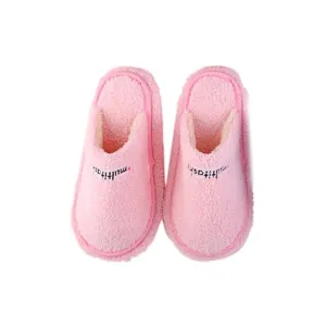 Multitasky Women's Floor Mop Slippers with Removable Sole