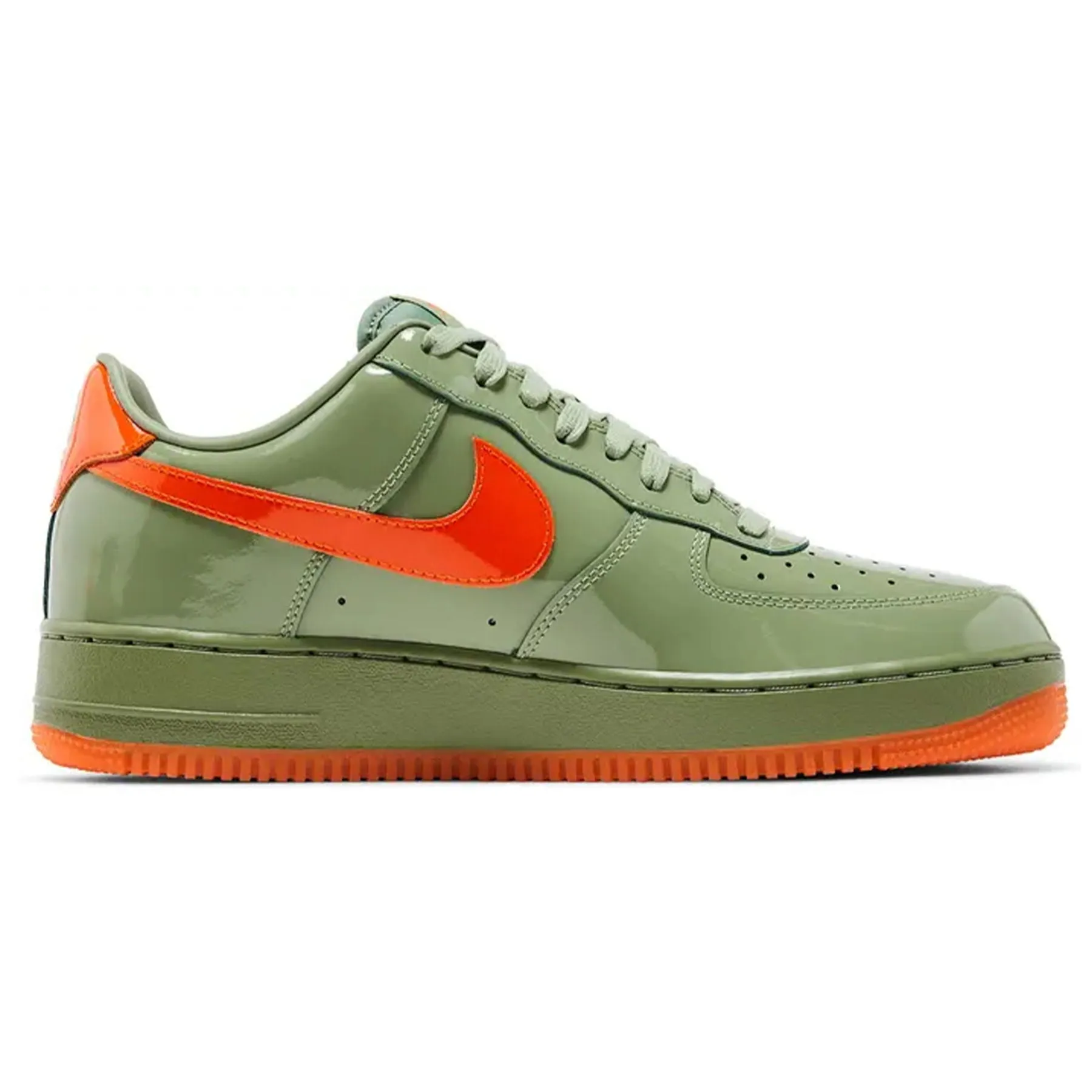 Nike Air Force 1 Low '07 Premium 'Oil Green Safety Orange'