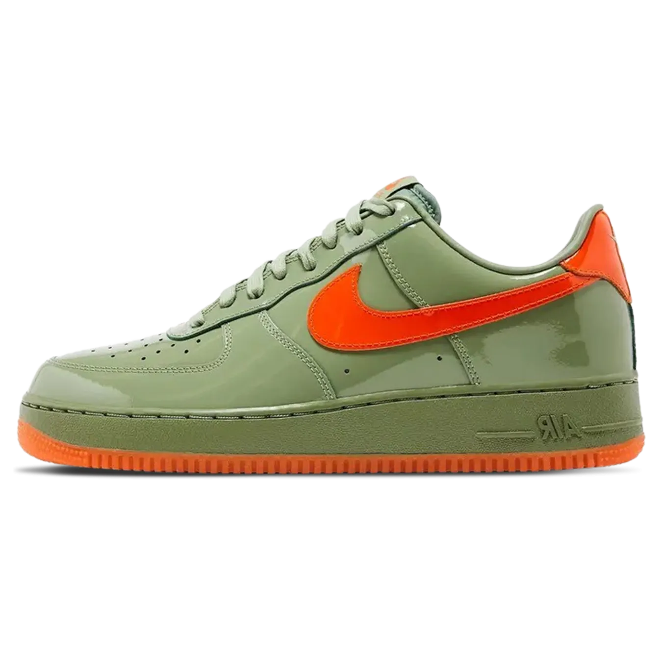 Nike Air Force 1 Low '07 Premium 'Oil Green Safety Orange'