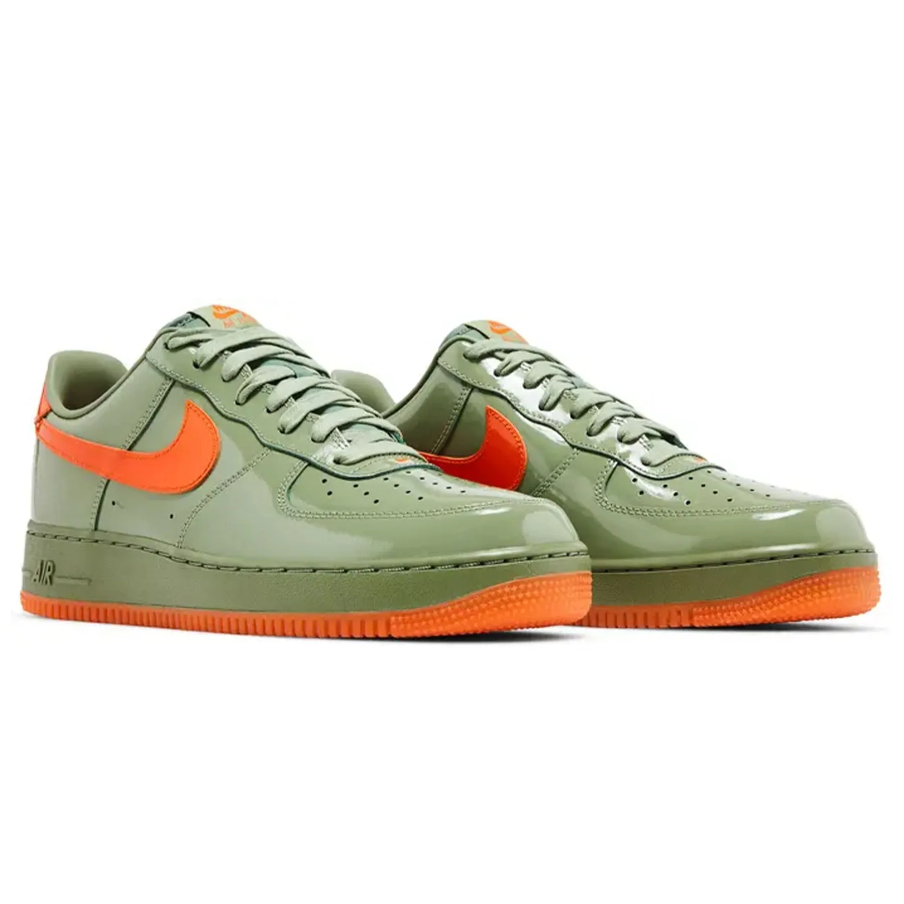 Nike Air Force 1 Low '07 Premium 'Oil Green Safety Orange'