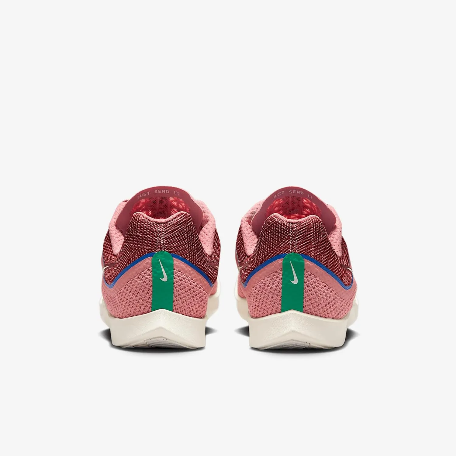 Nike Rival Distance Track & Field Distance Spikes (HQ3493-600, Red Stardust/Malachite/University Red/Pale Ivory)
