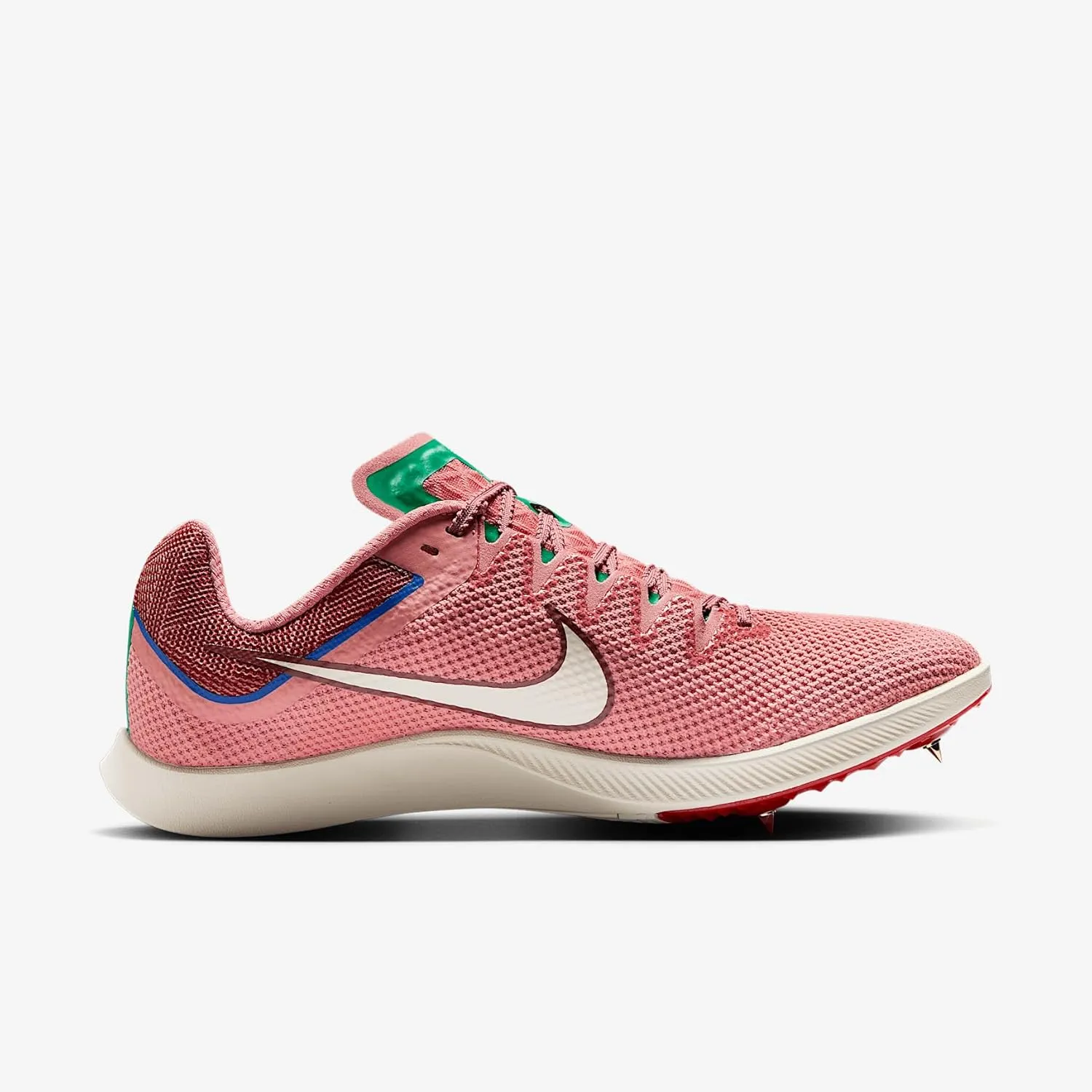 Nike Rival Distance Track & Field Distance Spikes (HQ3493-600, Red Stardust/Malachite/University Red/Pale Ivory)