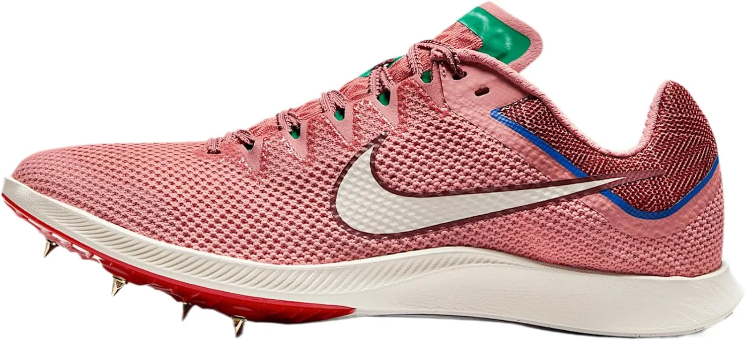 Nike Rival Distance Track & Field Distance Spikes (HQ3493-600, Red Stardust/Malachite/University Red/Pale Ivory)