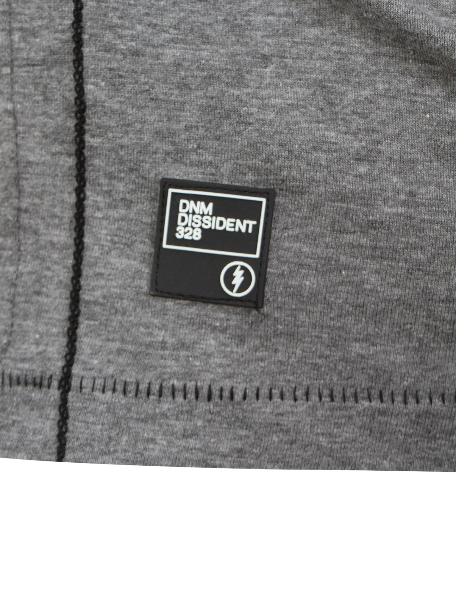 San Fran Motif T-Shirt in Mid Grey Marl - Dissident