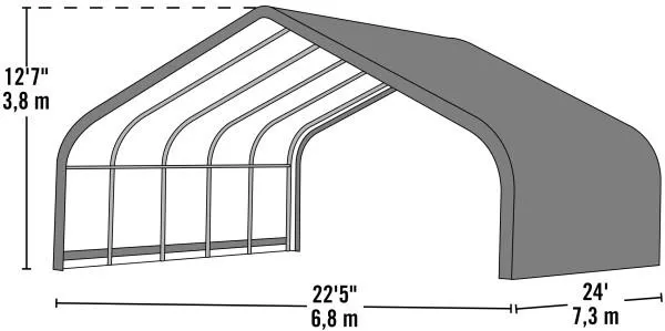 ShelterLogic Run-In Shelter 22 x 24 ft.