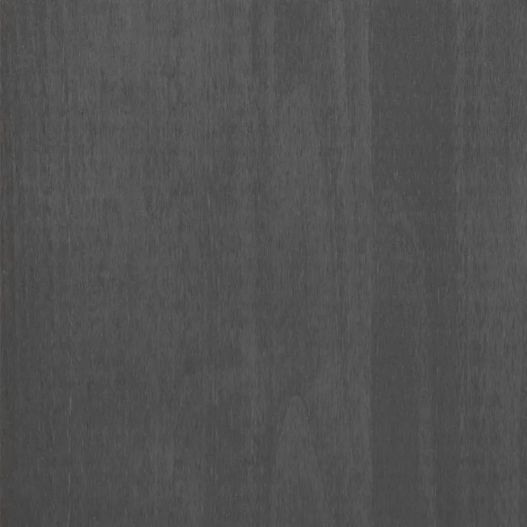 Shoe Cabinet HAMAR Dark Grey 59.5x35x117 cm Solid Wood Pine