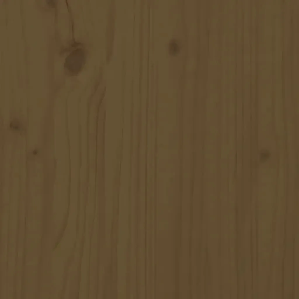 Shoe Cabinet Honey Brown 110x34x61 cm Solid Wood Pine