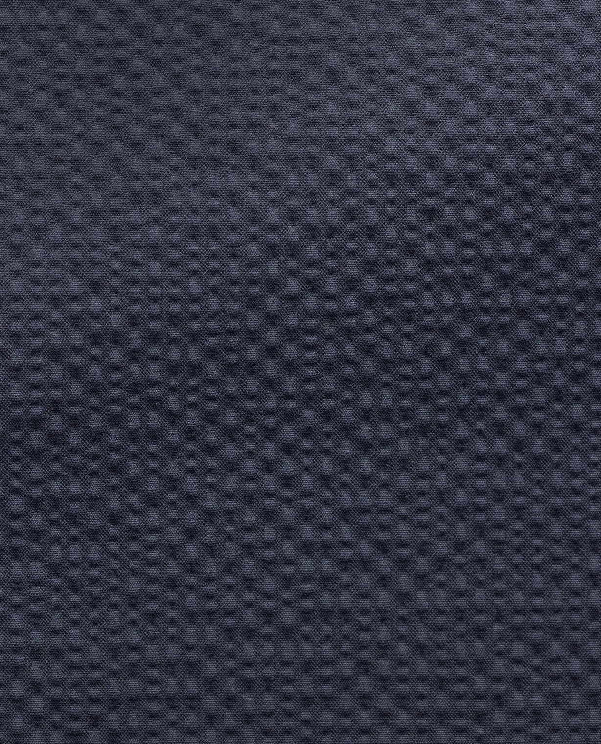 Subalpino Dark Blue Stretch Cotton Seersucker