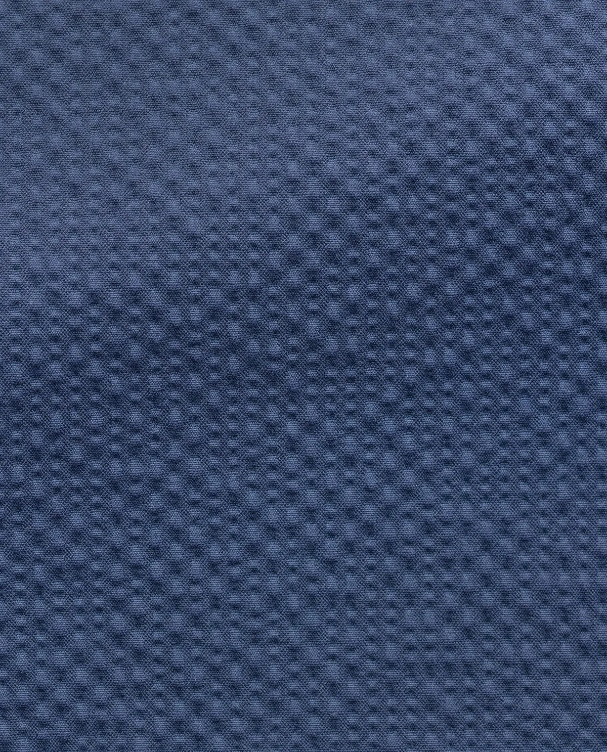 Subalpino Navy Blue Stretch Cotton Seersucker
