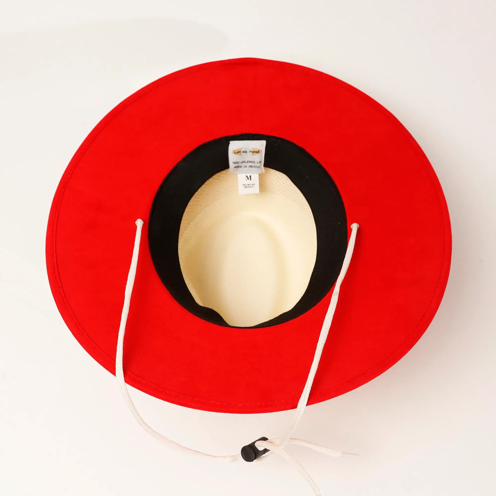 Suede Straw Hat
