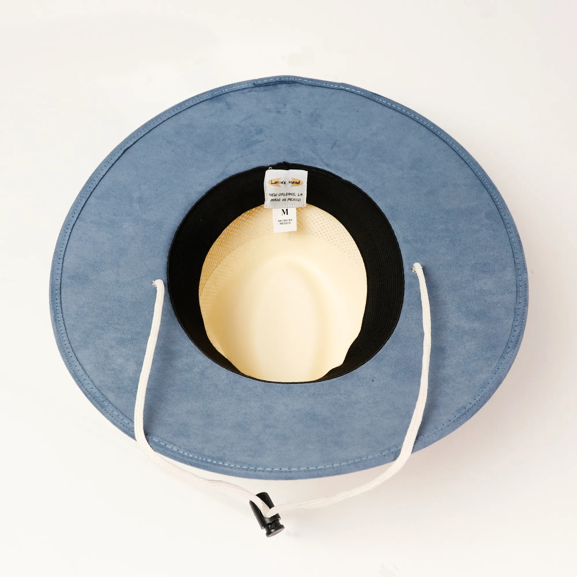 Suede Straw Hat
