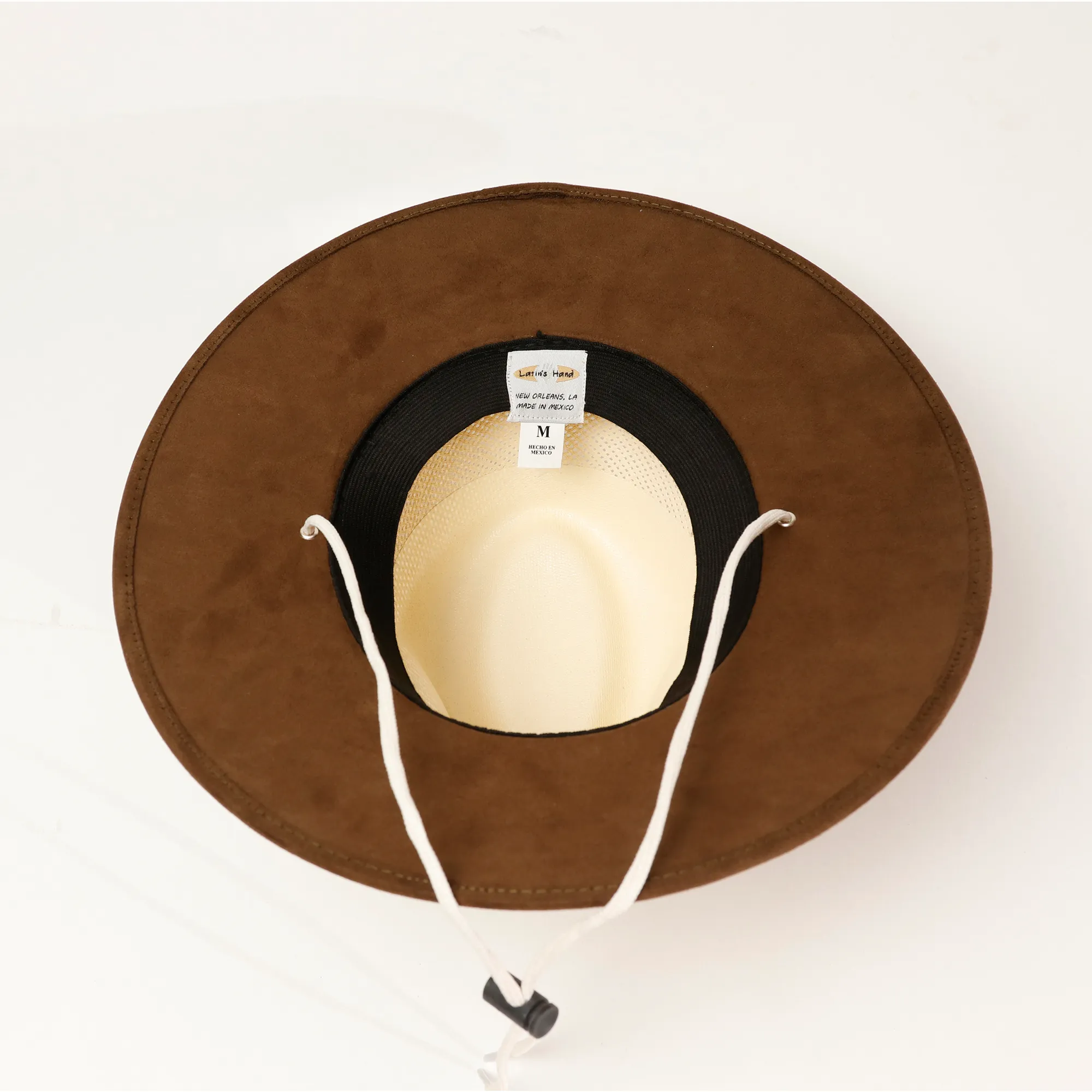 Suede Straw Hat
