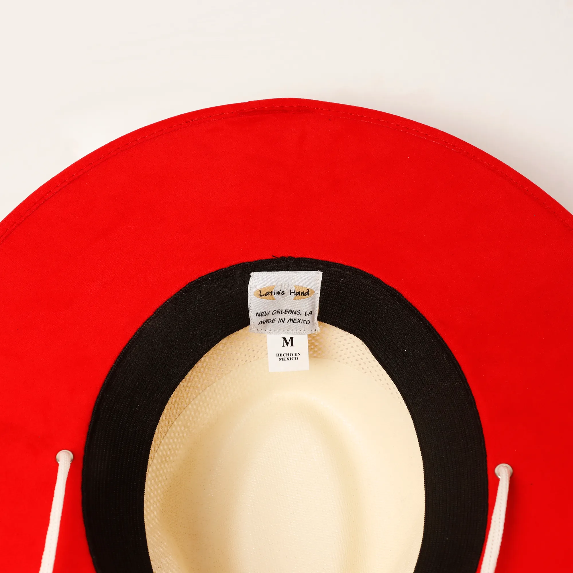 Suede Straw Hat